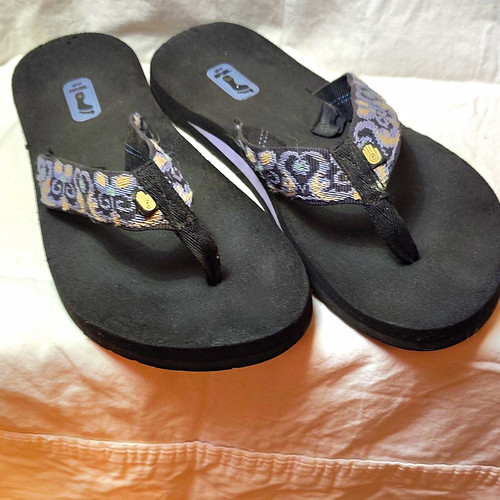 Black gray paisley - black/gray, flip